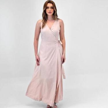Imagem de Vestido Aishty Regata Longo Transpassado Feminino-Feminino