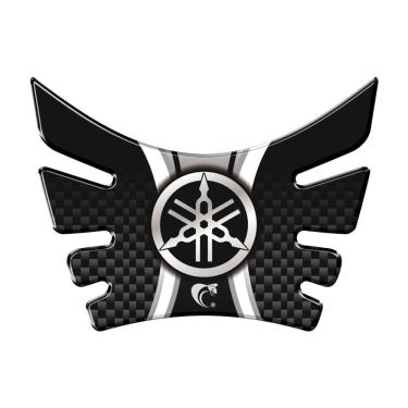 Imagem de Protetor De Tanque Adesivo Resinado Para Yamaha Lander E Crosser Carbono Carbono