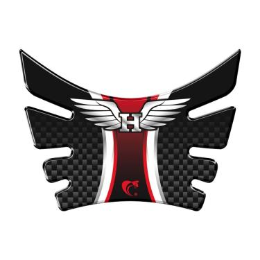 Imagem de Protetor Tanque Cross Bros 160-nsx, Falcon, Xre 190 Carbono Vermelho Carbono Vermelho