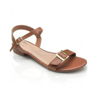 Imagem de Sandália Feminina 40 ao 44 Salto Bloco 2,5cm Conforto Fivela Ajustável - Clube das Rasteirinhas