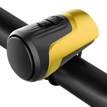 Imagem de Sino para Bicicleta Elétrica 125db Alarme Anti-Roubo Buzina Alto Adultos com 1 Modo de Som Bateria Recarregável via USB MTB BMX Ciclismo Estrada