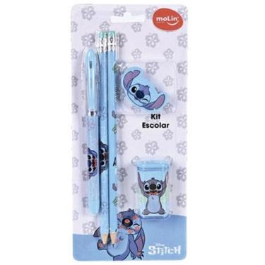 Imagem de Kit Escolar - Molin - Stitch 5 Itens
