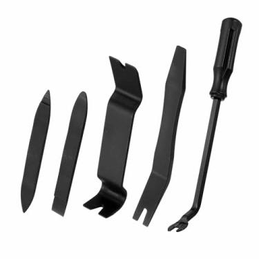 Imagem de HARFINGTON Kit de ferramentas de remoção de acabamento de carro de plástico sem arranhões Conjunto de ferramentas de remoção de prendedor automático de plástico para painel interno de janela de porta