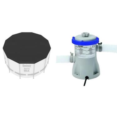 Imagem de Capa 3,66 Estrutural Bestway 58037 + Bomba Filtro Bestway 1249 LH 110v