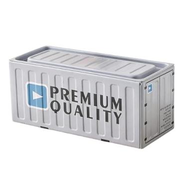 Imagem de Pequena Caixa de Metal,Ferro Portátil Multifuncional Antiferrugem Decoração de Escritório | Caixas de Armazenamento com Tampa - Para Rapazes Raparigas Jovens Adolescente Viagem Casa Quarto