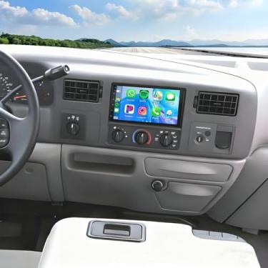 Imagem de Rádio estéreo automotivo para Ford F250 F-350 Super Duty 1999-2004 Android 13 sem fio com fio para Carplay/Android Auto GPS Navi unidade principal 2 + 32 GB 7 polegadas, tela sensível ao toque, WiFi