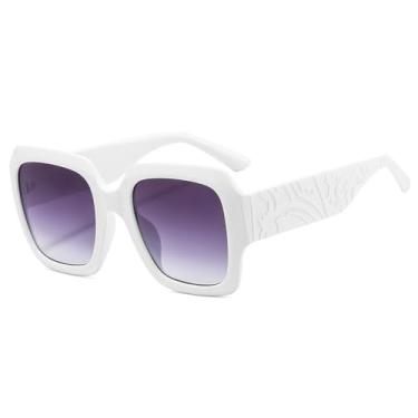 Imagem de Óculos de Sol UV400 - Armação Grande em Cores Candy Degradê para Homens e Mulheres, Ideais para Esportes ao Ar Livre, Corrida e Ciclismo, 06