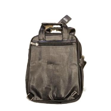 Imagem de Bolsa Executiva Feminina e Masculina para Notebook 14-15.6" Couro Sintético Premium(Preto)
