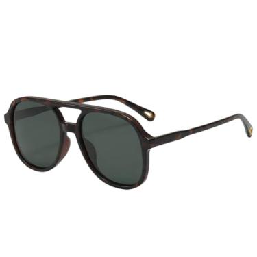 Imagem de Óculos de Sol Polarizados para Homens e Mulheres, Estilo Vintage Retrô com Proteção UV400, Óculos de Sol Unissex para Motorista (c5)