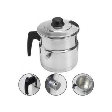 Imagem de Leiteira Para Ferver Leite Com Apito Polida 1.6L Extang - Extang Alumí