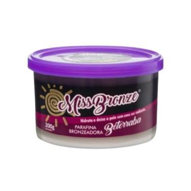 Imagem de Parafina Bronzeadora com Ativador de Bronze Miss Bronze 200g Beterraba