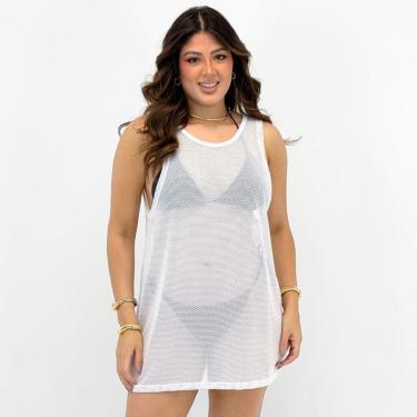 Imagem de Saída de Praia Sabrieli Vestido Regata Feminina-Feminino