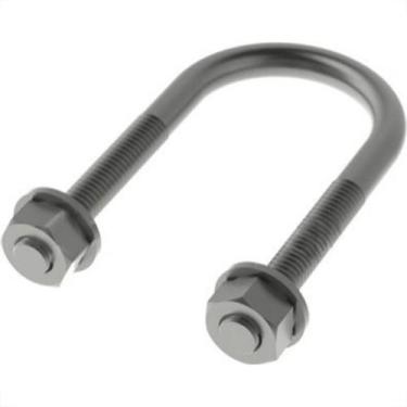 Imagem de Abracadeira Tipo ''U'' Vergalhao 2X1/4 25 Pecas A4013 - PERFILACO