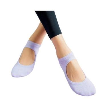 Imagem de Meias Antiderrapantes E Respiráveis Para Yoga, Pilates E Dança Para Mu