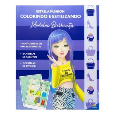 Imagem de Livro - Estrela Fashion - Colorindo e Estilizando: Modelos Brilhantes
