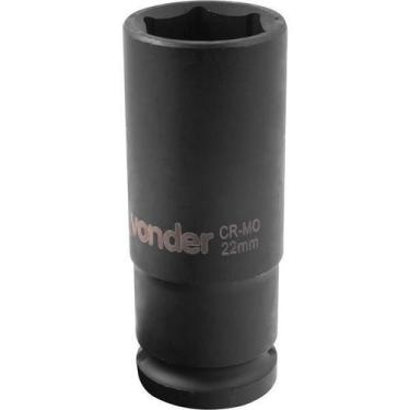 Imagem de Soquete Sextavado De Impacto Longo Encaixe 1/2 22Mm Vonder