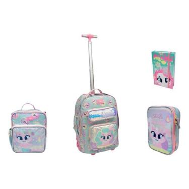 Imagem de Mochila com Rodinha Gata Sereia Grande Puket