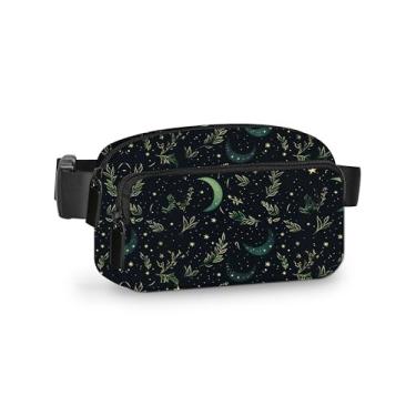 Imagem de Pochete feminina com alça ajustável para fazer compras ao ar livre, viagens, trilhas, Turquesa, Medium, Tendência