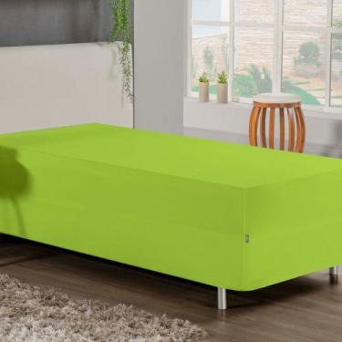 Imagem de Jogo de Cama Solteiro Nobre 2 Peças Luva de Box 55cm de Altura Malha 1