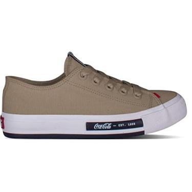 Imagem de Tênis Coca-Cola Shoes, Daytona, Feminino, Caqui, 39