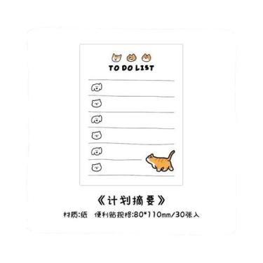 Imagem de Bloco De Notas Adesivas Happy Business List Series 30 Folhas Para Plan