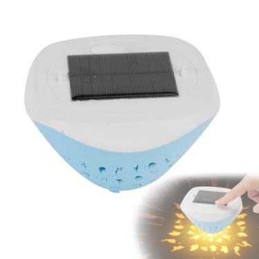 Imagem de Luz Flutuante Solar para Piscina Lâmpada de Projeção com Padrão Peixe LED IP67 4 Luzes Coloridas 6 Modos Banheiro Fontana Lago Festa