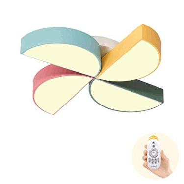 Imagem de Luminária de teto infantil com desenho de moinho de vento em ferro forjado, criativa e simples, com proteção para os olhos, para quarto, sala de estar ou escritório.