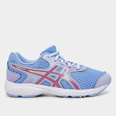 Imagem de Tênis Infantil Asics Buzz 4 Gs, Azul, Roxo, 37