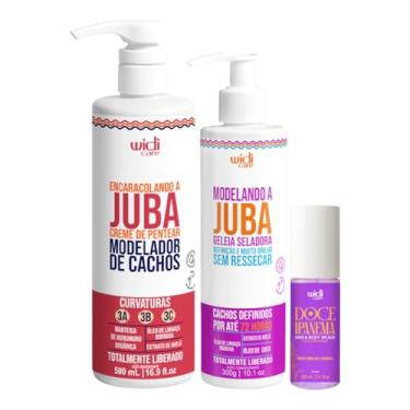 Imagem de Kit Widi Care Juba - Creme de Pentear 500ml+ Geleia Seladora 300g + Hair Body Splash Doce Ipanema 100ml