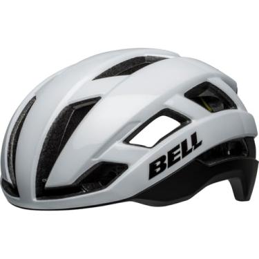 Imagem de BELL Capacete adulto para bicicleta de estrada Falcon XR LED MIPS - branco fosco/preto, médio (55-59 cm)
