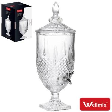 Imagem de Suqueira Dispenser De Vidro Com Base Koper 5L - Wellmix