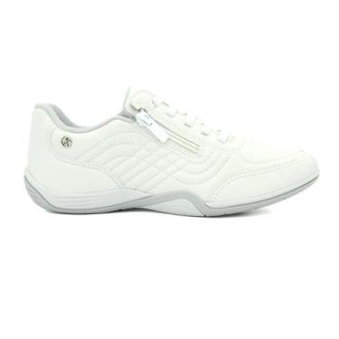Imagem de Tenis Kolosh Original Elastico Ziper Conforto Feminino 696, 36, Branco