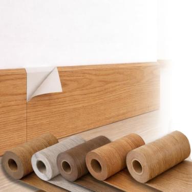 Imagem de Revestimento Vinílico Texturizado para Rodapé – Estampa Madeira (Madeira 05)