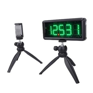 Imagem de Fafeicy Temporizador de Corrida Sprints Sem Fio, Display LED de 5 Dígitos, de Cronometragem Portátil Com Bateria de 4000mAh para Treinamento Em Pista, Corrida de Motocicleta, Verde
