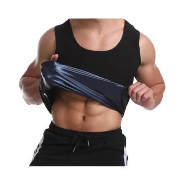 Imagem de Colete De Sauna Masculino De Manga Curta, Camiseta De Compressão Para 