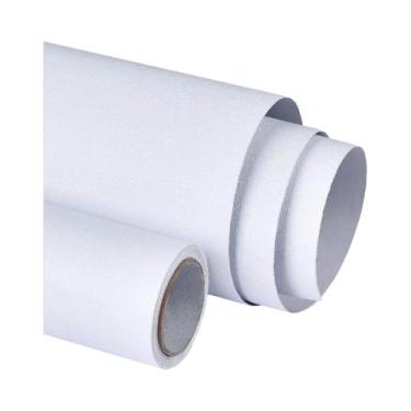 Imagem de Papel De Parede Vinílico Fosco Autoadesivo 2/3/6m Branco Cinza Preto P