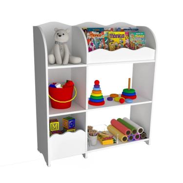 Imagem de Organizador Brinquedos E Livros Infantil Alejandro 100% Mdf
