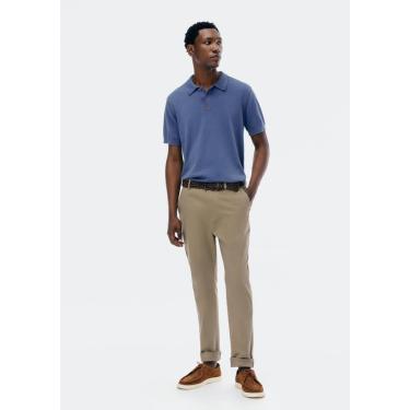 Imagem de Calça Hering Slim Chino Em Sarja Masculina-Masculino