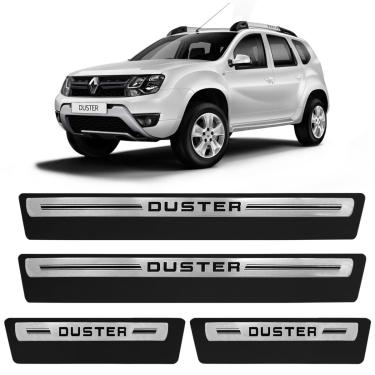 Imagem de Jogo de Soleira Premium Duster 2012 a 2026 Escovada 4 Portas