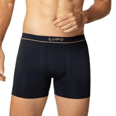Imagem de Cueca Lupo Boxer Microfibra Sem Costura 766-023, Preto, M