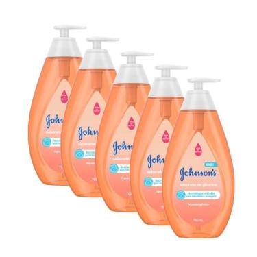 Imagem de Kit 5 Sabonetes Líquido Johnson's Cabeça aos Pés 750mL