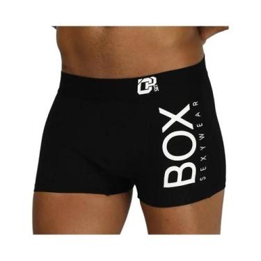 Imagem de Cuecas Boxer Masculinas Sexy De Algodão Macio Com Bolsa 3D - Roupa Ínt