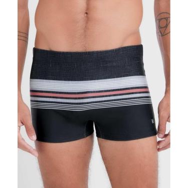 Imagem de Sunga Boxer Box Masculina Com Estampa Texturizada E Forro Interno-Masculino