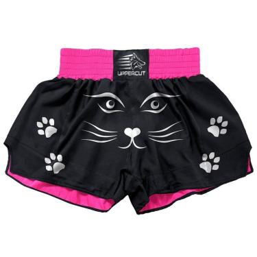 Imagem de Short Calção Uppercut Muay Thai Gatinha Feminino-Feminino