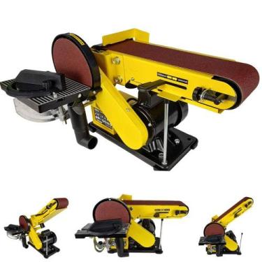 Imagem de Lixadeira Combinada de Cinta 375w EVLC-375 Bivolt EVALD, Bivolt