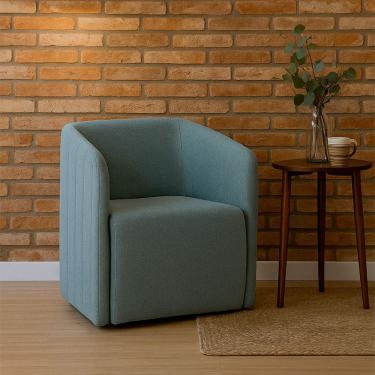 Imagem de Poltrona Bluemont com Manta Acrilica Movellu Home