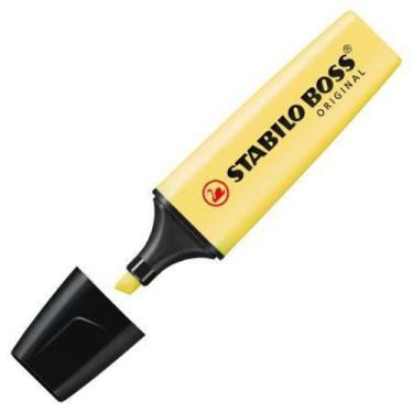 Imagem de Pincel marca texto Boss 70 - Amarelo pastel - Stabilo