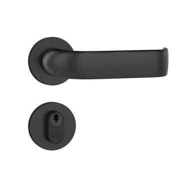 Imagem de Fechadura 803/39 Externa Roseta Redonda Stam Preto