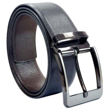 Imagem de Cinto WR Fashion Social Couro Bovino Largo Top Elegante Luxo 4 cm Masc