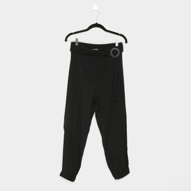 Imagem de Calça Forum Saruel Cinto Cintura Alta Feminina-Feminino